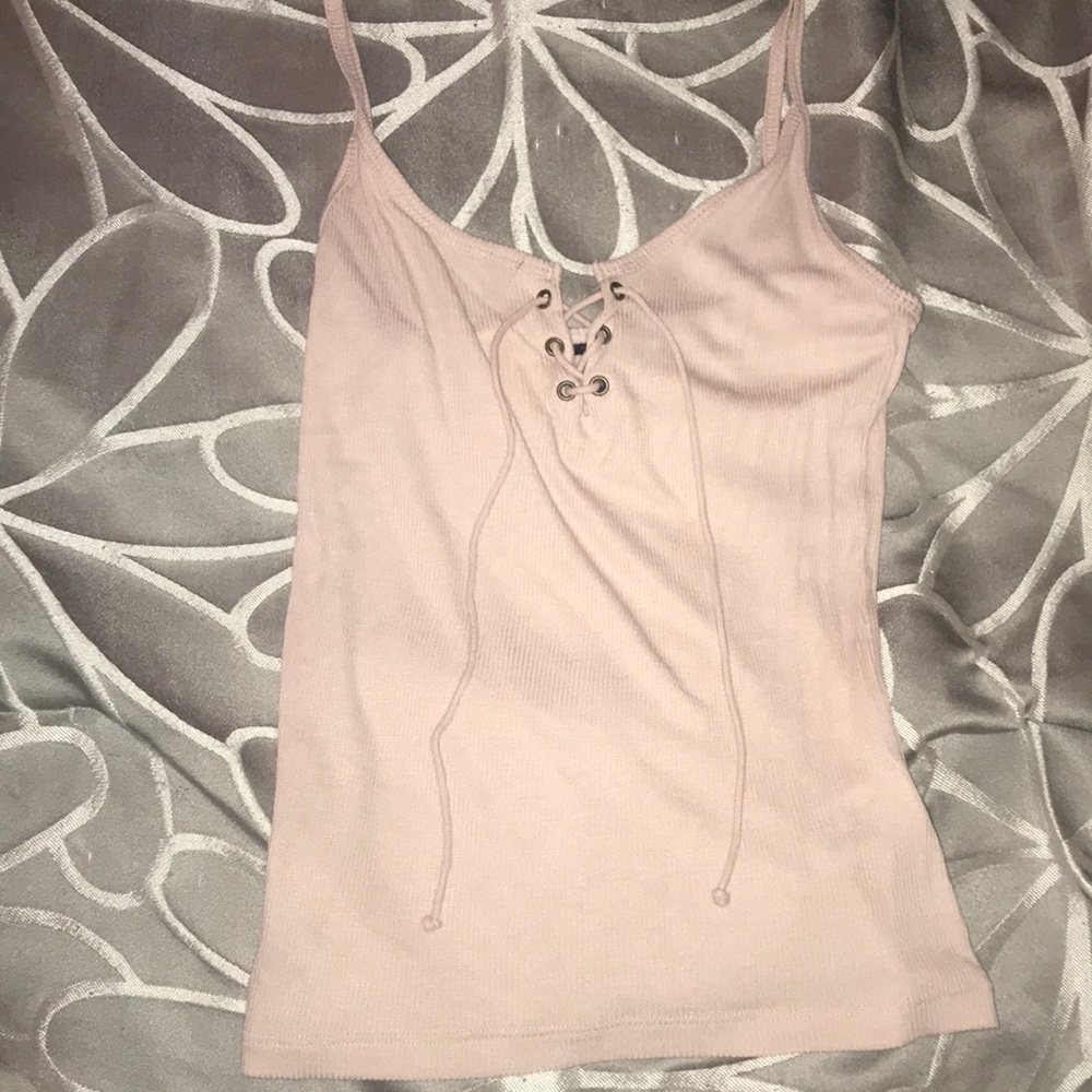 light pink - tie detailing in front size m